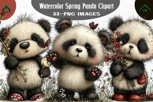 Choosing the Right Watercolor Spring Panda Clipart PNG for Professional Designs