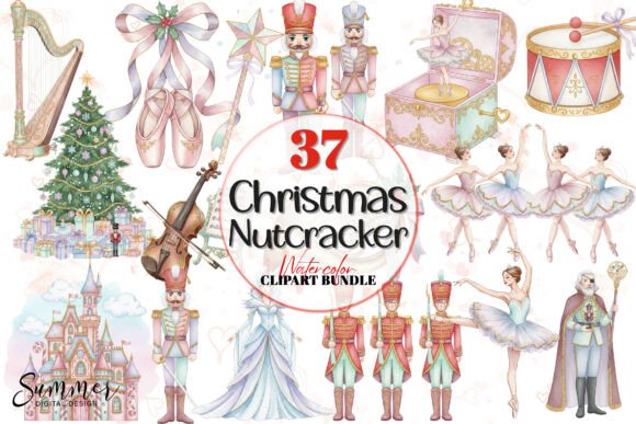 Dreamy Pastel Pink Nutcracker PNG