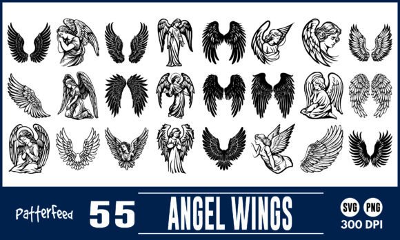 Evaluating the Angel Wings Svg Png Silhouette Bundle for Professional Crafters