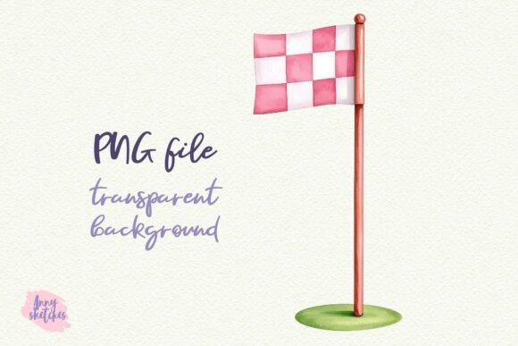 Golf Flag Pin Coquette Pink Retro: A Stylish Fusion of Sport and Soft Aesthetics
