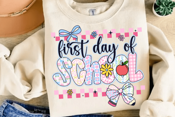 Grandmillennial Floral 1st Day of School
