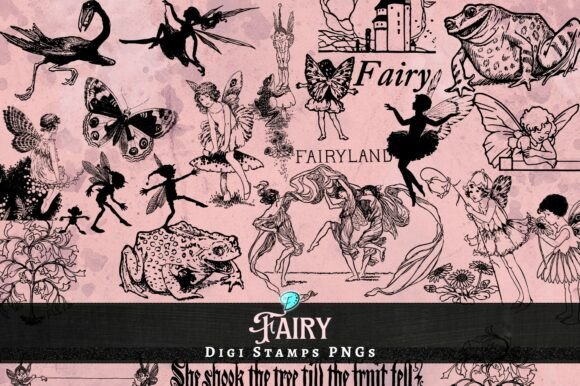 Integrating Fairy Digi Stamps Transparent PNGs into Your Creative Workflow