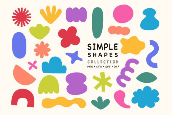 Simple Abstract Shapes for Modern Design
