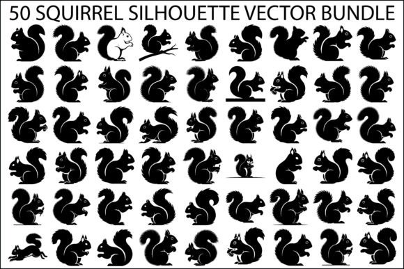 Strategic Design Applications for the Squirrel Silhouette Vector Bundle