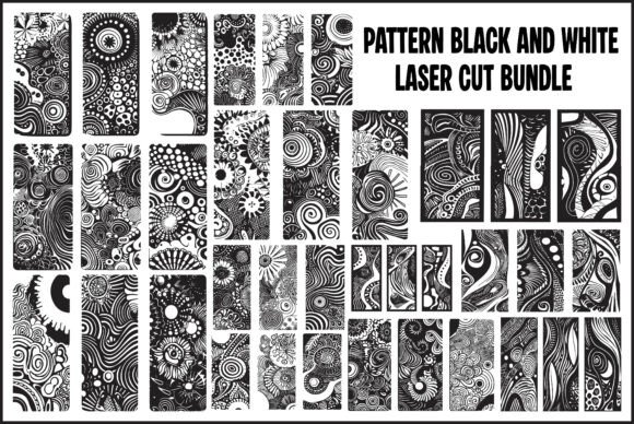 Strategic Design Assets: Leveraging the Black White Pattern Laser Cut Bundle for Scalable Creativity