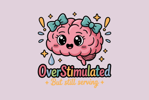Strategic Visual Communication: Leveraging the Overstimulated Brain Cartoon with Bows